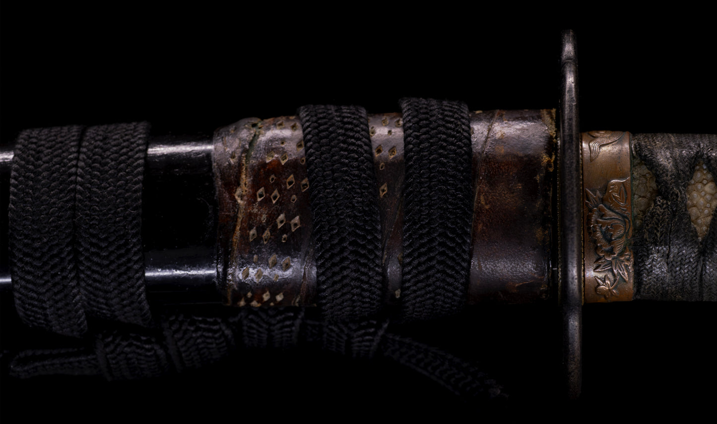 Antique Japanese Katana Sword, Late Edo Shishi Koshirae