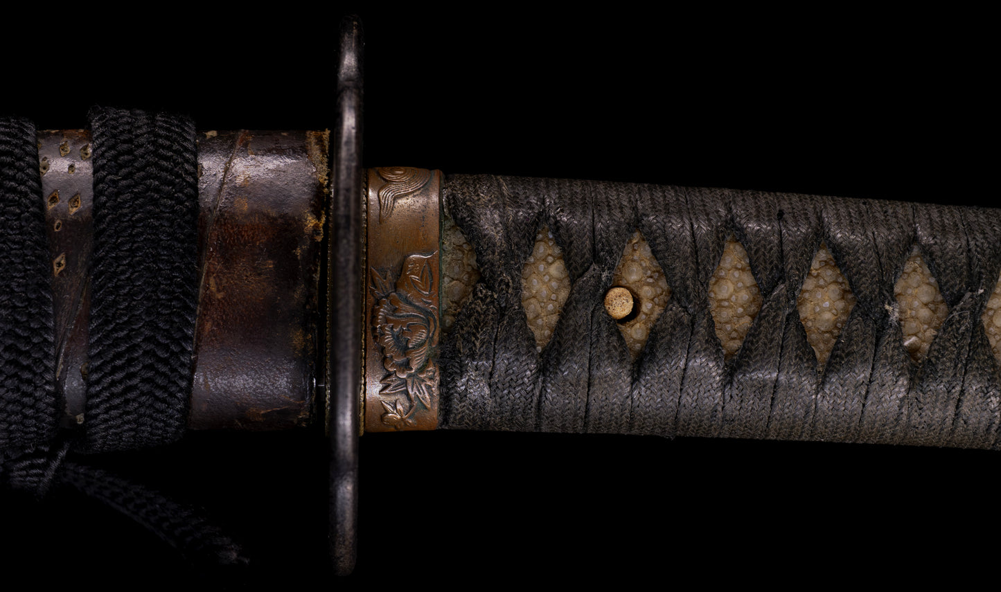 Antique Japanese Katana Sword, Late Edo Shishi Koshirae