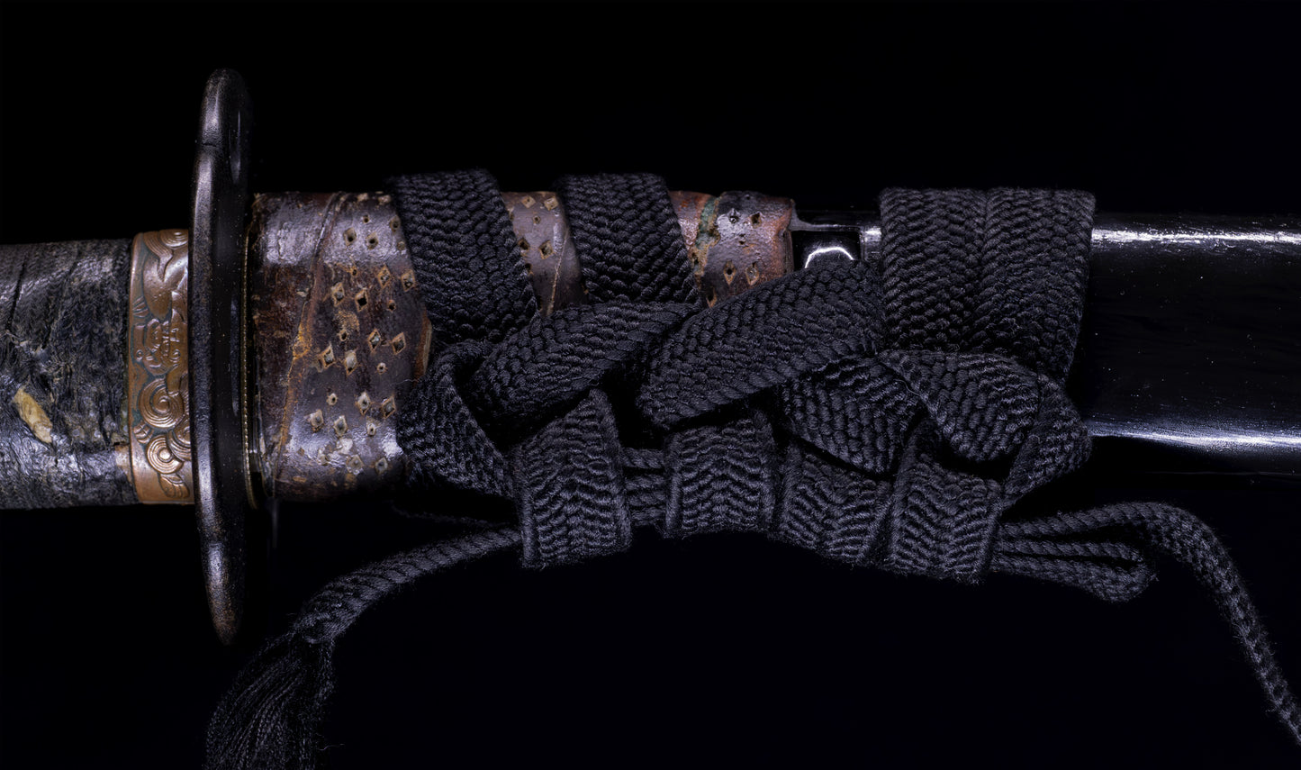 Antique Japanese Katana Sword, Late Edo Shishi Koshirae