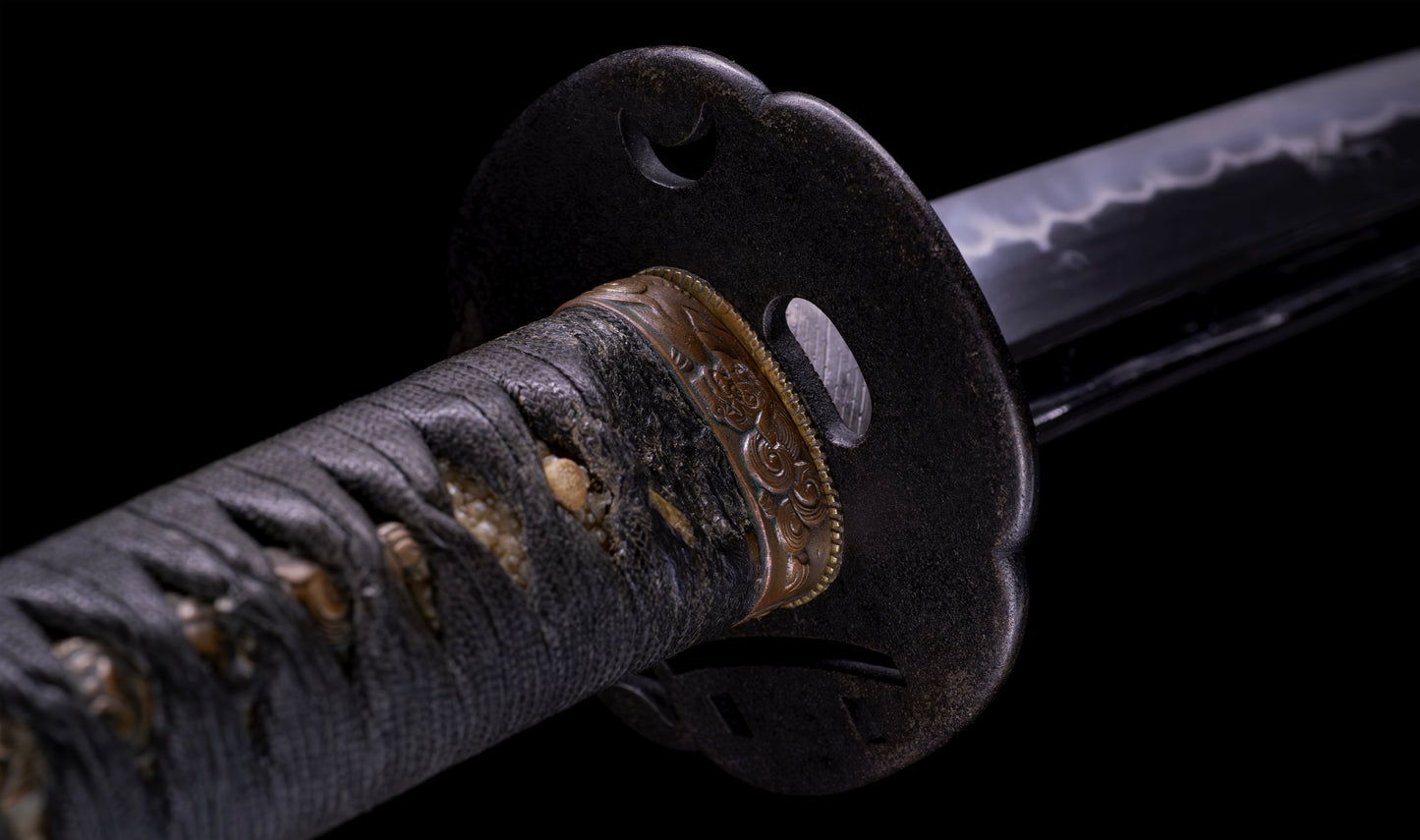 Antique Japanese Katana Sword, Late Edo Shishi Koshirae