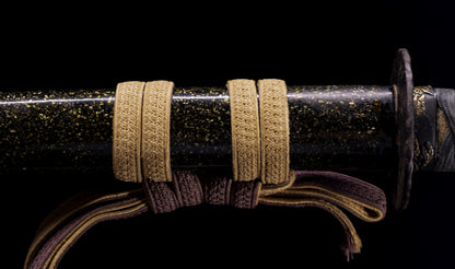 Antique Japanese Katana Sword, Edo Period with Musha-e Battle Koshirae