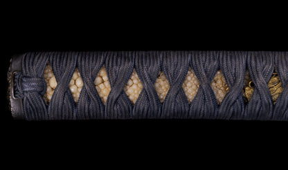 Antique Japanese Katana Sword, Edo Period with Musha-e Battle Koshirae