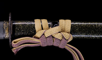 Antique Japanese Katana Sword, Edo Period with Musha-e Battle Koshirae