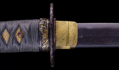 Antique Japanese Katana Sword, Edo Period with Musha-e Battle Koshirae