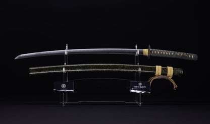 Antique Japanese Katana Sword, Edo Period with Musha-e Battle Koshirae