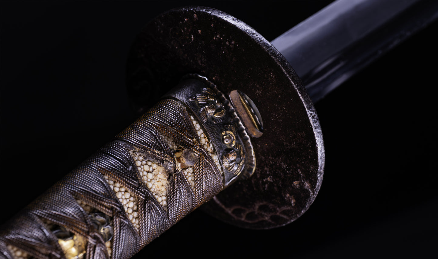 Antique Japanese Katana Sword - Muromachi Uda School, Double NBTHK Hozon