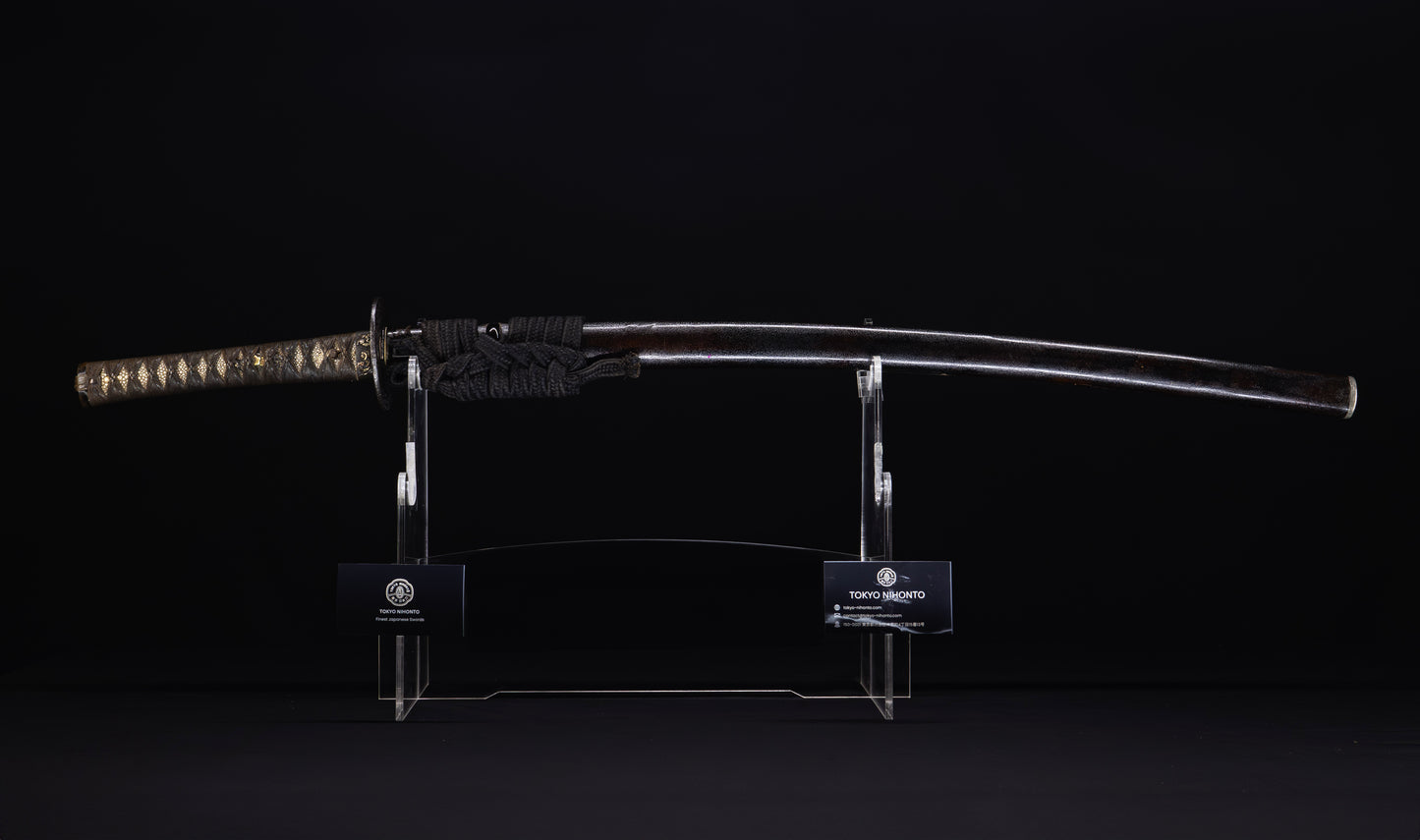 Antique Japanese Katana Sword - Muromachi Uda School, Double NBTHK Hozon