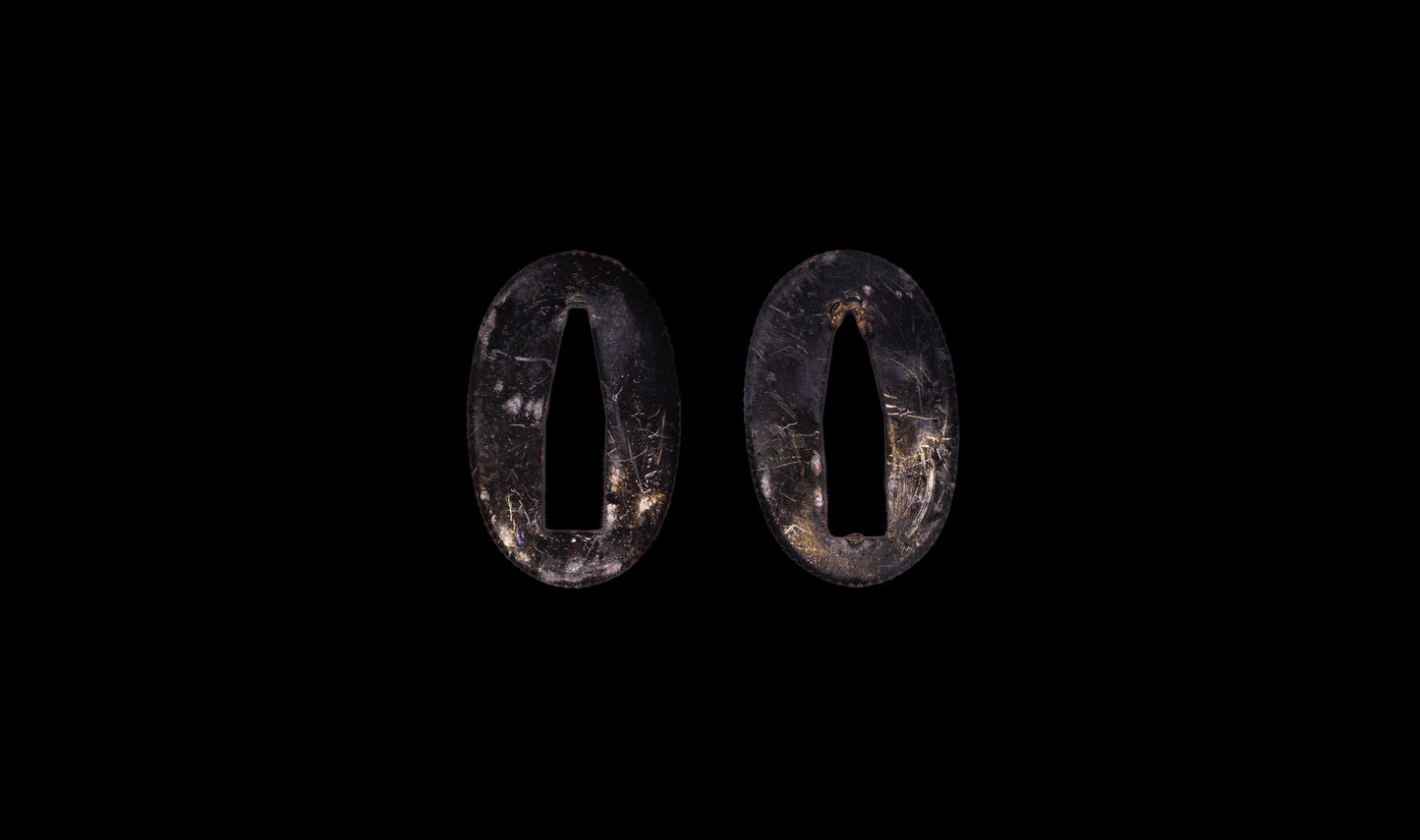 Antique Japanese Katana Sword signed Jumyo with Reddish Koshirae