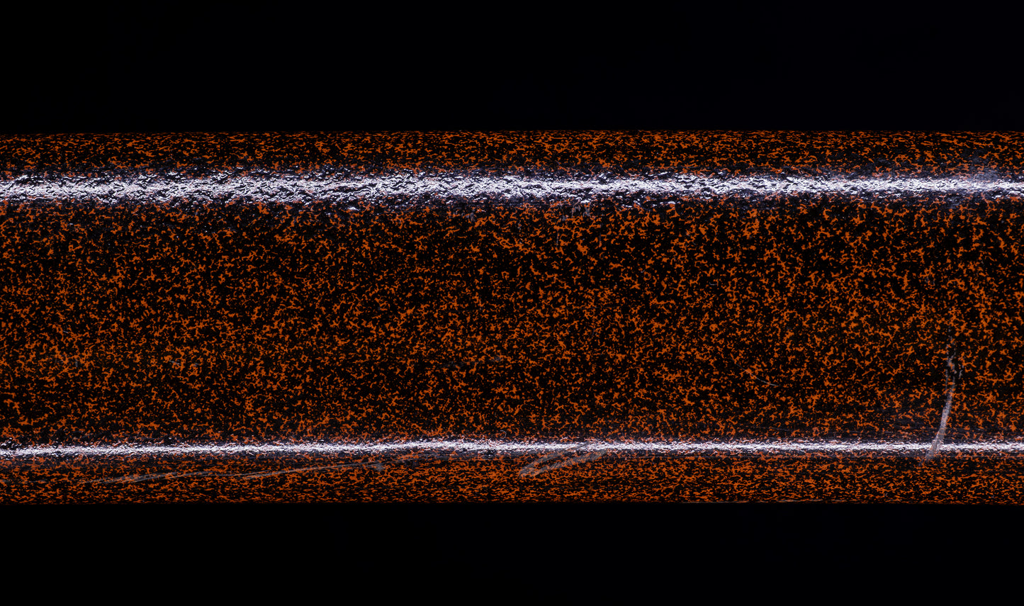 Antique Japanese Katana Sword signed Jumyo with Reddish Koshirae