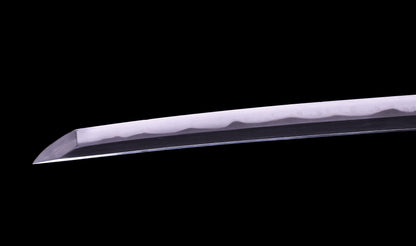 Antique Japanese Katana Sword signed Jumyo with Reddish Koshirae