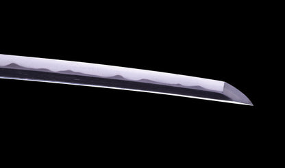 Antique Japanese Katana Sword signed Jumyo with Reddish Koshirae