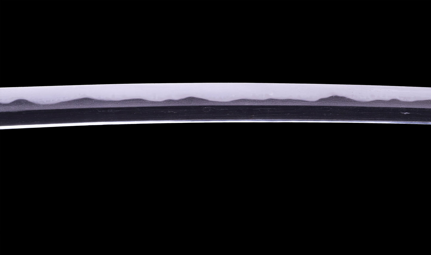 Antique Japanese Katana Sword signed Jumyo with Reddish Koshirae