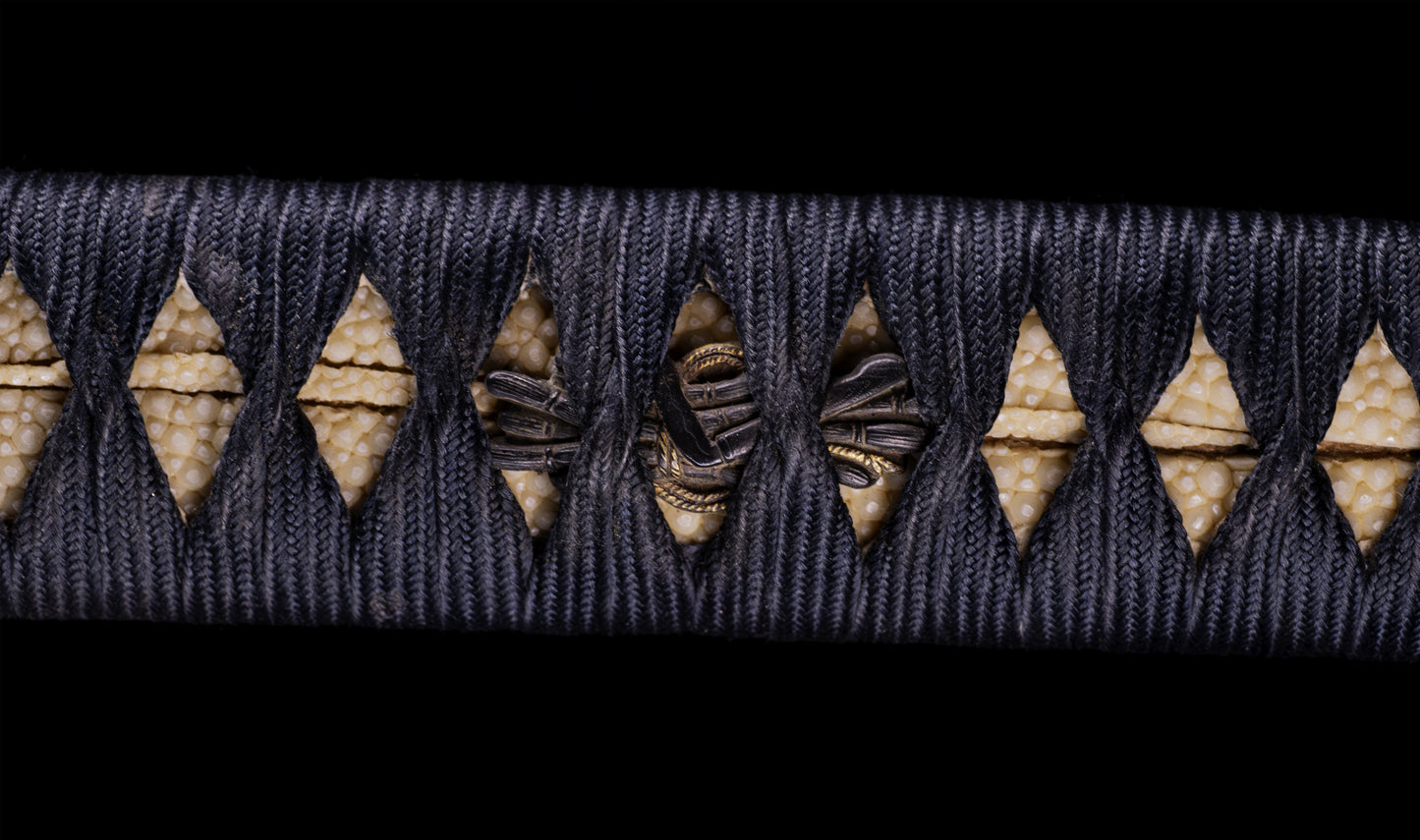 Antique Japanese Katana Sword signed Zenjo, with Koshirae - HOZON