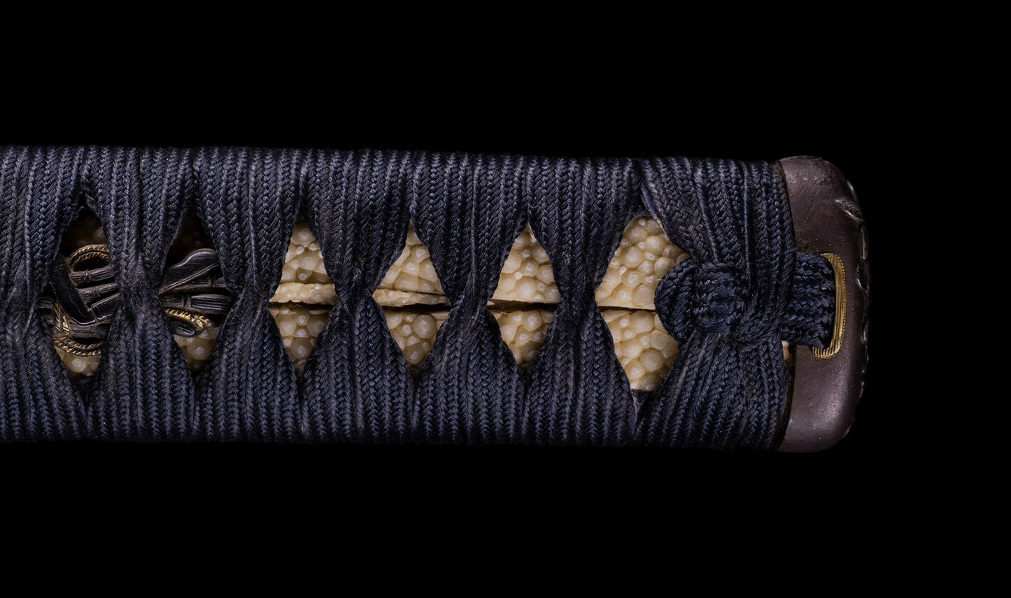 Antique Japanese Katana Sword signed Zenjo, with Koshirae - HOZON