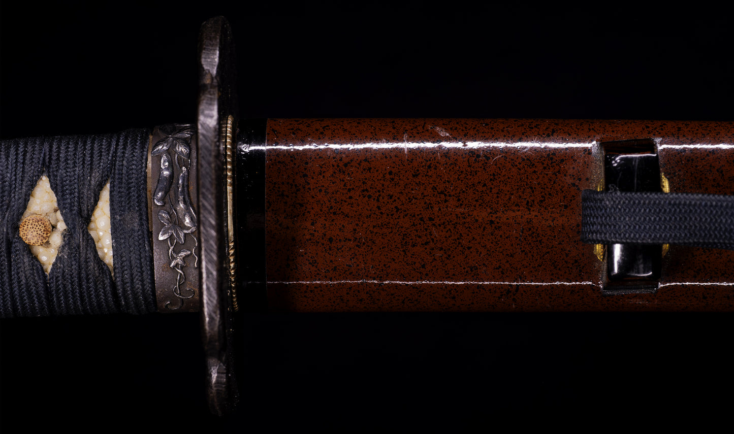 Antique Japanese Katana Sword signed Zenjo, with Koshirae - HOZON