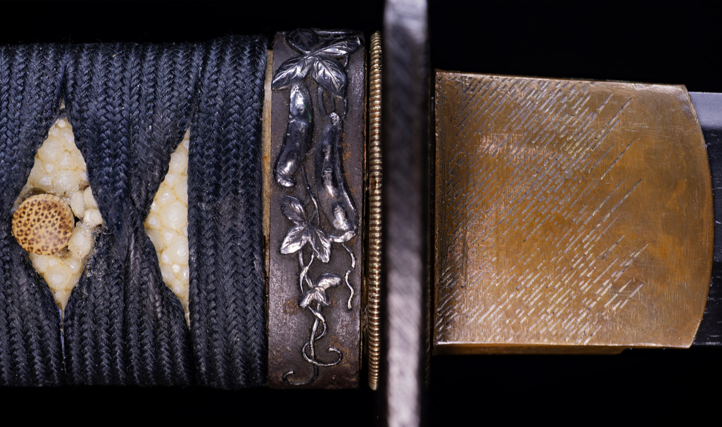 Antique Japanese Katana Sword signed Zenjo, with Koshirae - HOZON