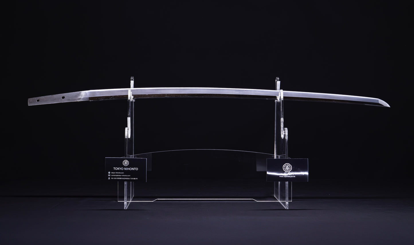 Antique Japanese Katana Sword signed Zenjo, with Koshirae - HOZON