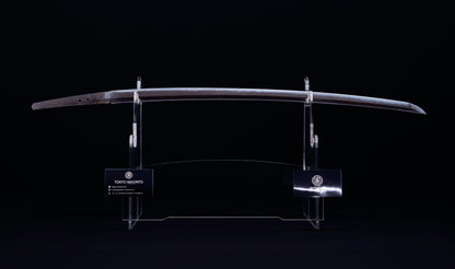 Antique Japanese Katana Sword with Tombo Dragonfly Menuki & Sansui Landscape Tsuba