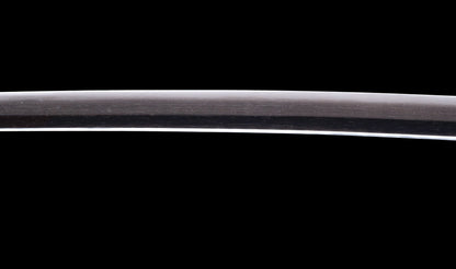 Antique Japanese Katana Sword with Red Saya and Gold Fukurin Momiji Tsuba