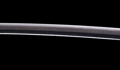 Antique Japanese Katana Sword with Red Saya and Gold Fukurin Momiji Tsuba