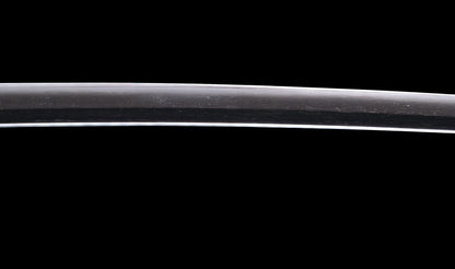 Antique Japanese Katana Sword with Red Saya and Gold Fukurin Momiji Tsuba