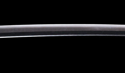 Antique Japanese Katana Sword with Red Saya and Gold Fukurin Momiji Tsuba