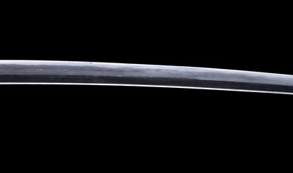 Katana japonesa antigua de Kaifu con doble Hozon y tsuba Gunbai de Myōchin