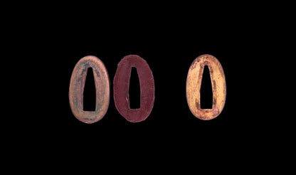 Antique Japanese Katana with Seated Sages Iron Tsuba and Suguha Hamon, Mumei, Edo Period