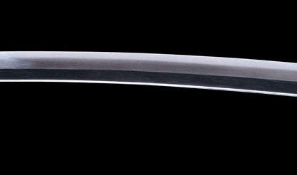 Antique Japanese Katana Sword with Notare-Gunome Hamon signed Ishidō Teruhide — 10th Generation Ishidō School — Tamahagane