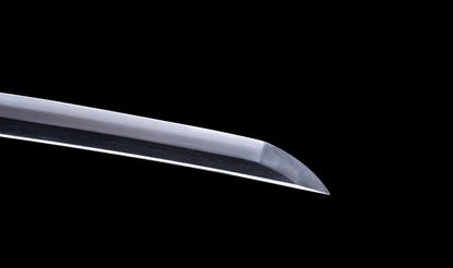 Antique Japanese Katana Sword with Notare-Gunome Hamon signed Ishidō Teruhide — 10th Generation Ishidō School — Tamahagane