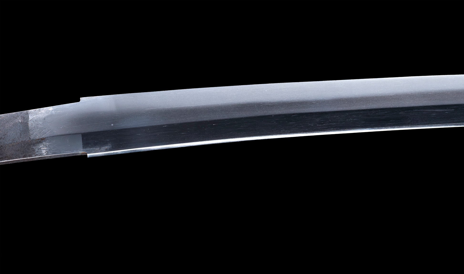 Antique Japanese Katana Sword with Notare-Gunome Hamon signed Ishidō Teruhide — 10th Generation Ishidō School — Tamahagane