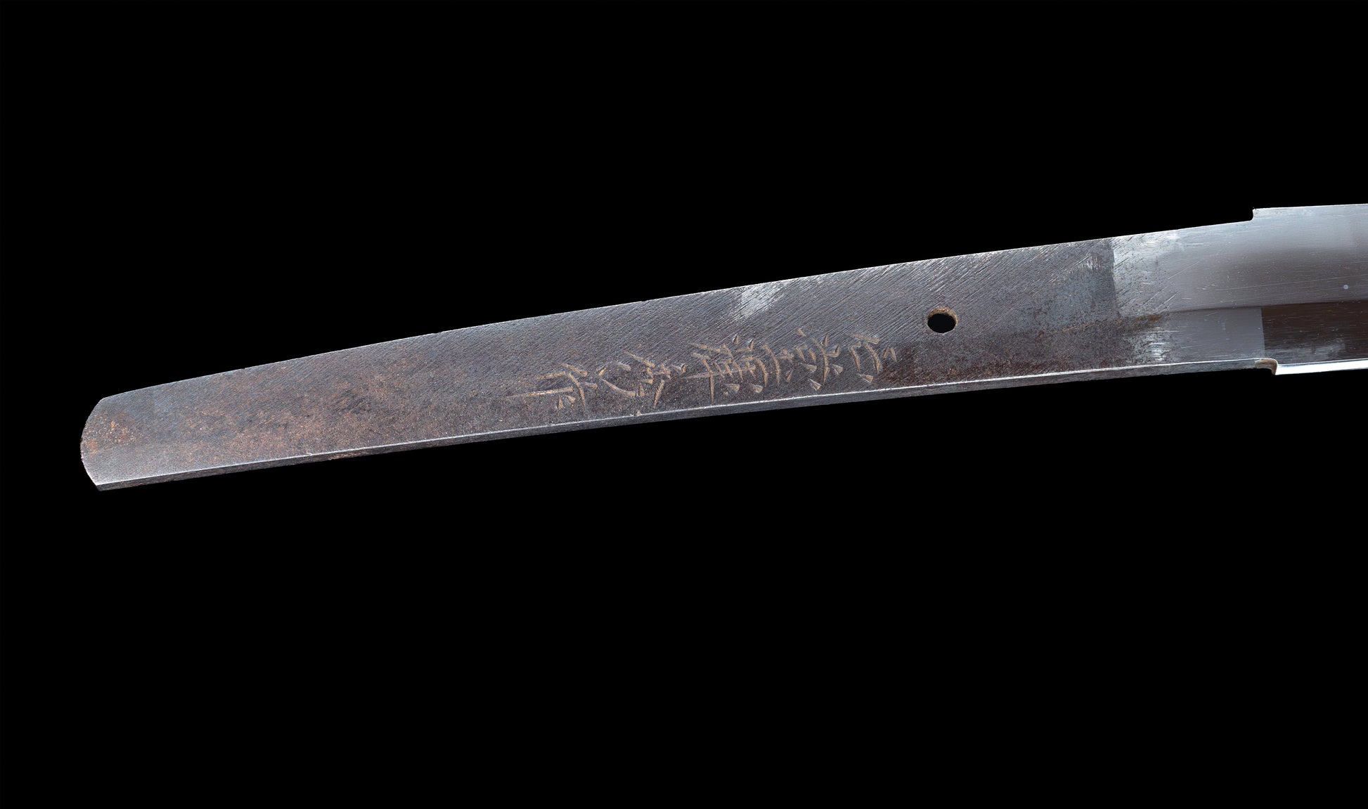 Antique Japanese Katana Sword with Notare-Gunome Hamon signed Ishidō Teruhide — 10th Generation Ishidō School — Tamahagane