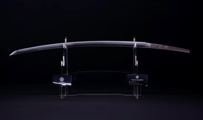 Antique Japanese Katana Sword with Notare-Gunome Hamon signed Ishidō Teruhide — 10th Generation Ishidō School — Tamahagane