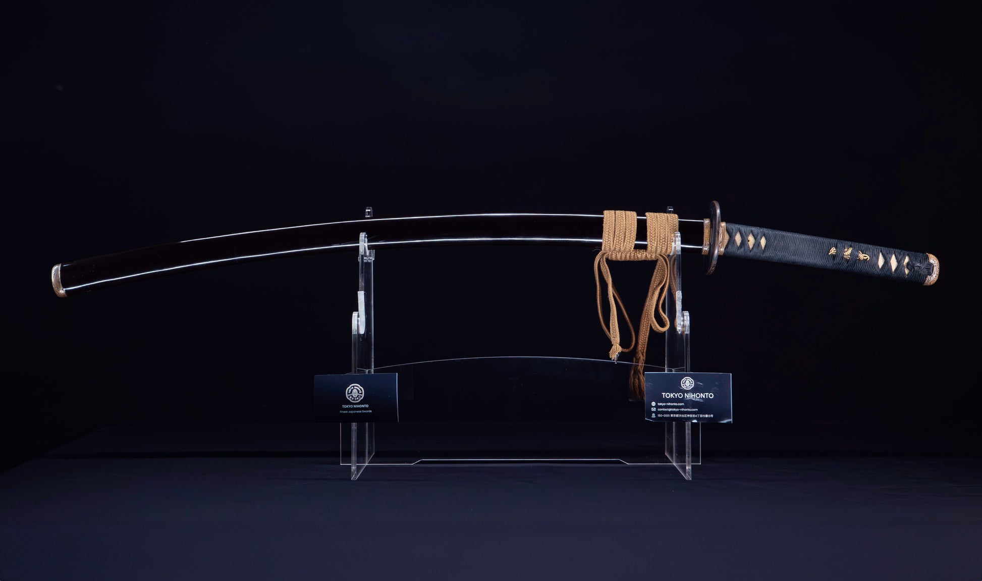Antique Japanese Katana Sword with Notare-Gunome Hamon signed Ishidō Teruhide — 10th Generation Ishidō School — Tamahagane