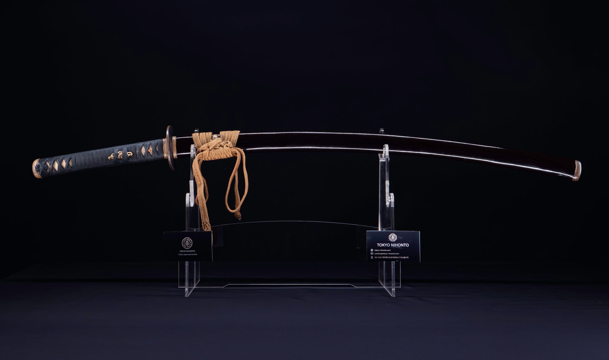 Antique Japanese Katana Sword with Notare-Gunome Hamon signed Ishidō Teruhide — 10th Generation Ishidō School — Tamahagane