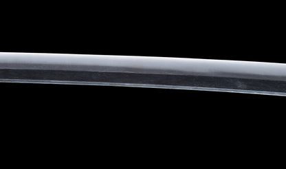 Antique Japanese Katana Sword with Gold-Inlaid Iron Tsuba, Attributed to Chikuzen Nobukuni — NBTHK Hozon
