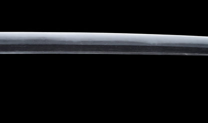 Antique Japanese Katana Sword with Gold-Inlaid Iron Tsuba, Attributed to Chikuzen Nobukuni — NBTHK Hozon