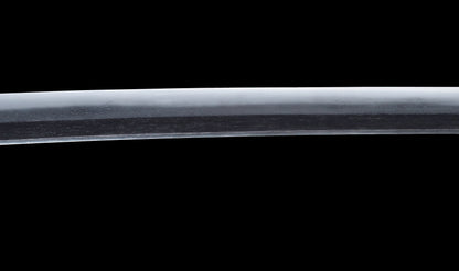 Antique Japanese Katana Sword with Gold-Inlaid Iron Tsuba, Attributed to Chikuzen Nobukuni — NBTHK Hozon
