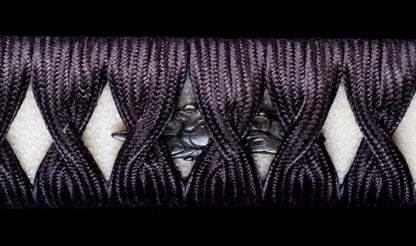 Katana Giapponese Antico con Tsuba Karakusa, firmato Chōshū Fujiwara Kiyoshige — NBTHK Hozon