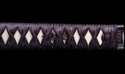 Katana Giapponese Antico con Tsuba Karakusa, firmato Chōshū Fujiwara Kiyoshige — NBTHK Hozon