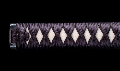 Katana Giapponese Antico con Tsuba Karakusa, firmato Chōshū Fujiwara Kiyoshige — NBTHK Hozon