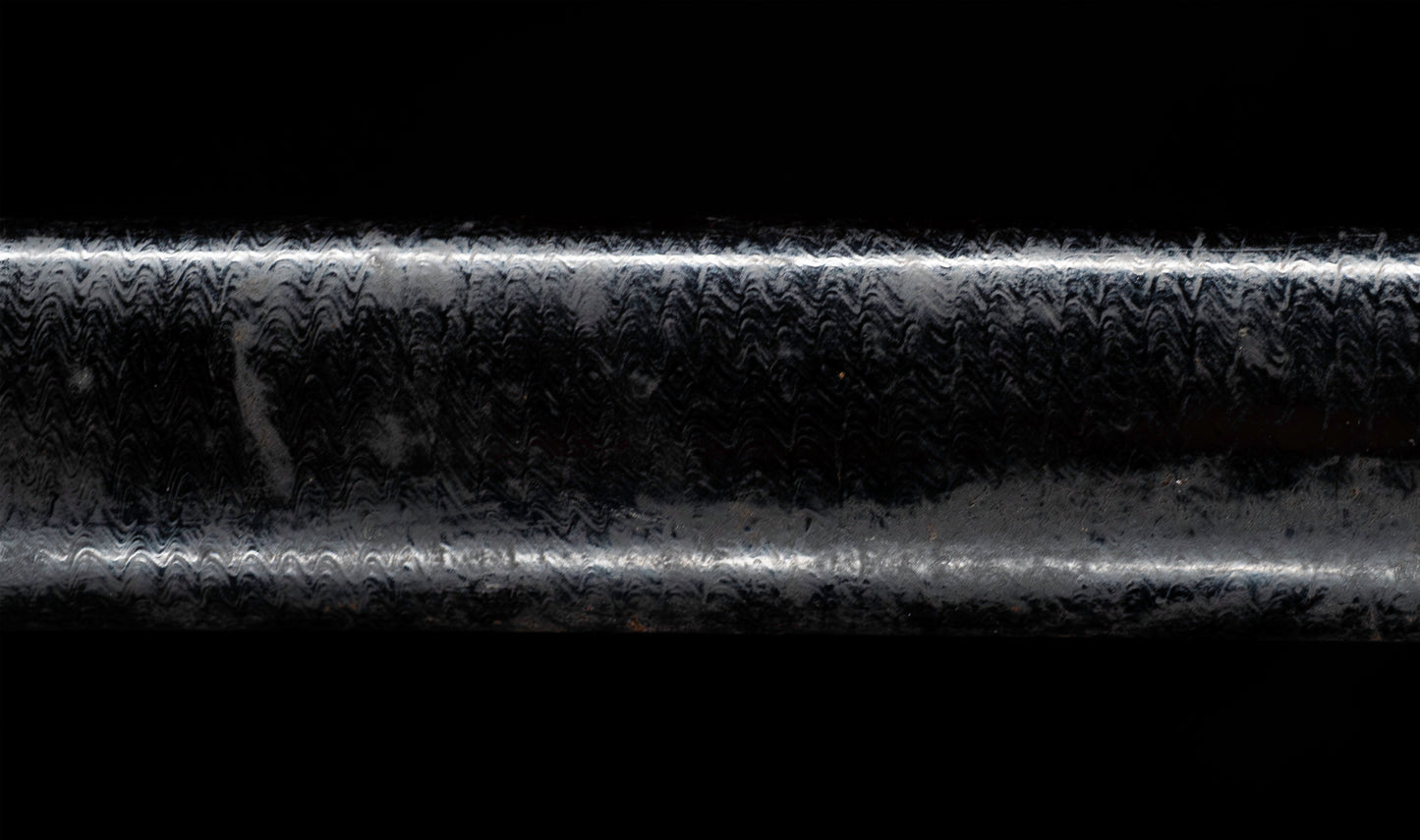 Katana Giapponese Antico con Tsuba Karakusa, firmato Chōshū Fujiwara Kiyoshige — NBTHK Hozon