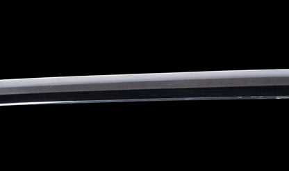 Katana Giapponese Antico con Tsuba Karakusa, firmato Chōshū Fujiwara Kiyoshige — NBTHK Hozon