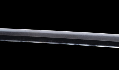 Katana Giapponese Antico con Tsuba Karakusa, firmato Chōshū Fujiwara Kiyoshige — NBTHK Hozon
