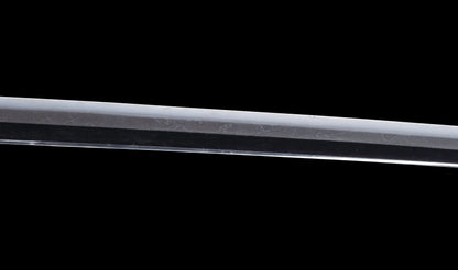 Katana Giapponese Antico con Tsuba Karakusa, firmato Chōshū Fujiwara Kiyoshige — NBTHK Hozon