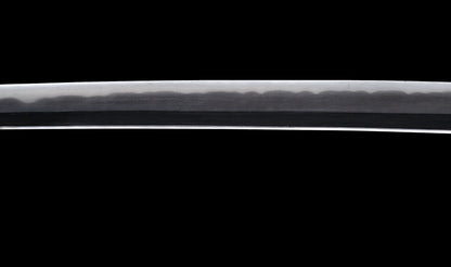 Japanese Gendaitō Katana Sword with Iron Sukashi Tsuba and Feather Menuki, by Kazunori, Dated 1942