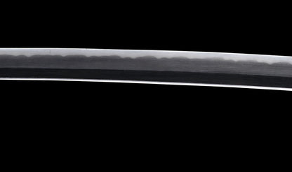 Japanese Gendaitō Katana Sword with Iron Sukashi Tsuba and Feather Menuki, by Kazunori, Dated 1942