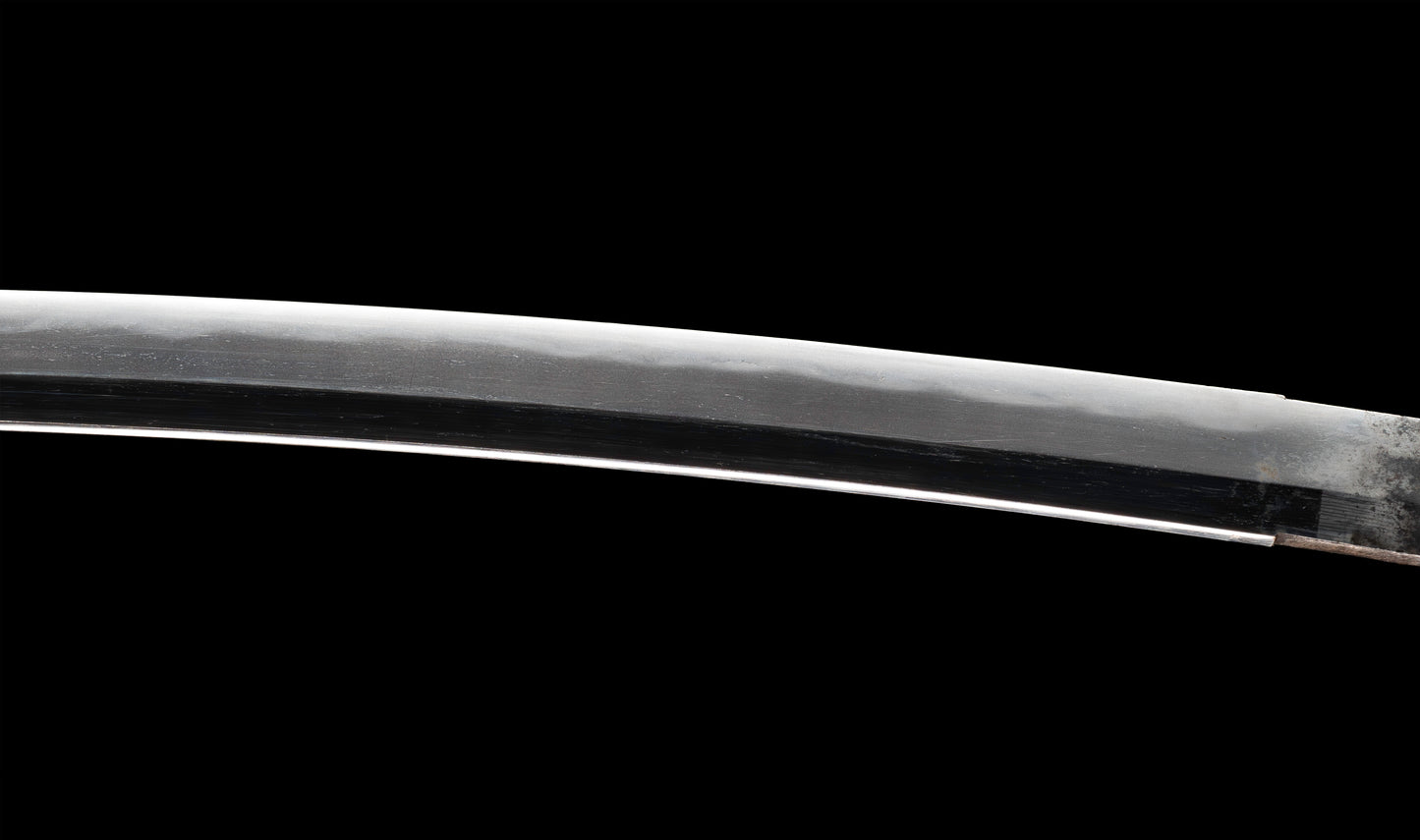 Antique Japanese Katana Sword with Gold Shishi Menuki and Iron Tsuba, Attributed to Sue-Seki — NBTHK Hozon