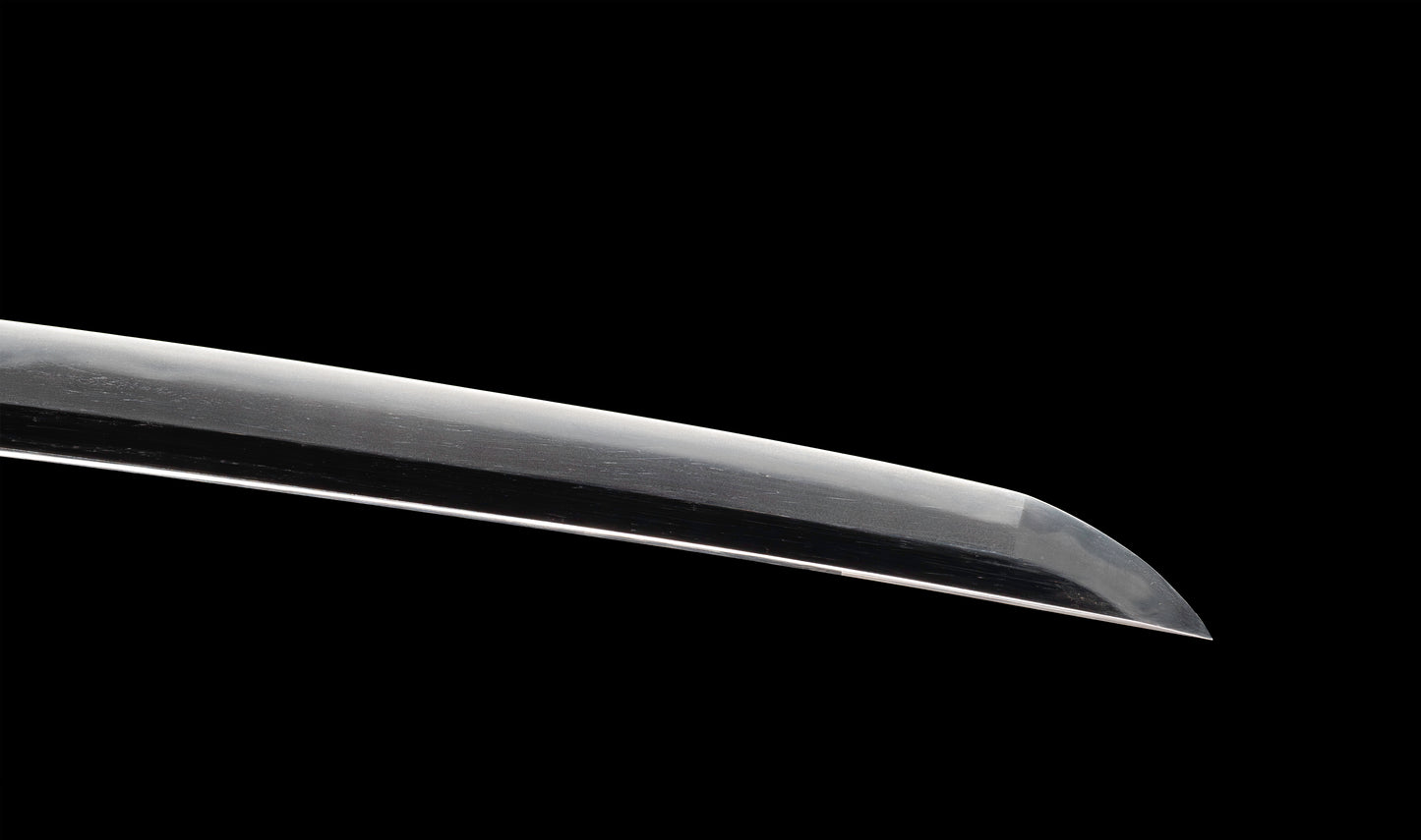 Antique Japanese Katana Sword with Gold Shishi Menuki and Iron Tsuba, Attributed to Sue-Seki — NBTHK Hozon