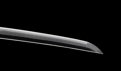 Antique Japanese Katana Sword with Gold Shishi Menuki and Iron Tsuba, Attributed to Sue-Seki — NBTHK Hozon